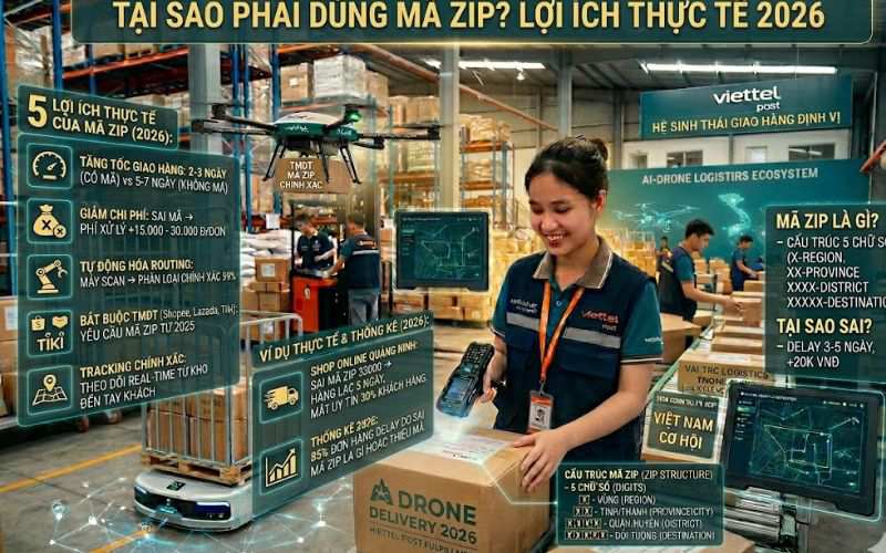 Tại sao phải dùng mã ZIP lợi ích thực tế
